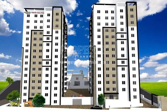 Fatih Sultan Kuleleri view from the back side