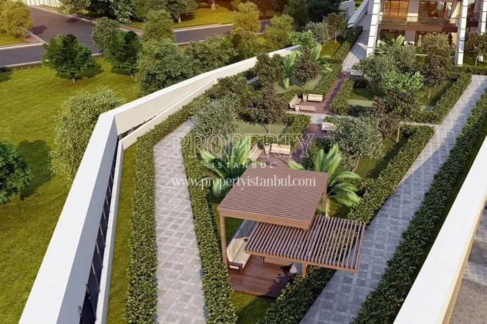 The landscape of Ferah Residence