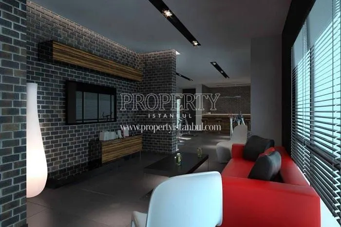 The lobby of Finans Evleri