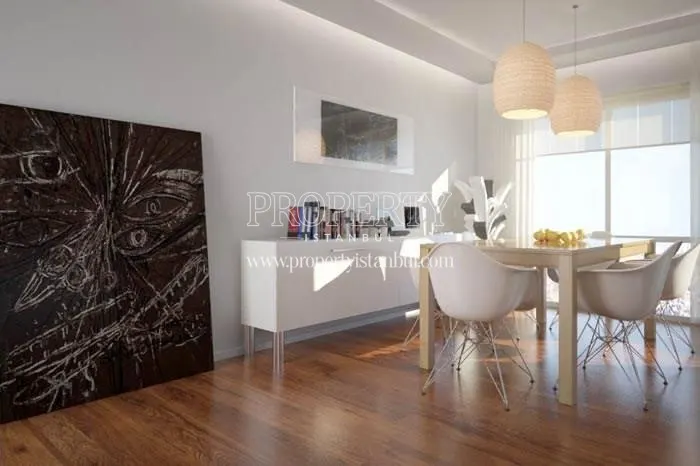 One of the living rooms in Finans Evleri