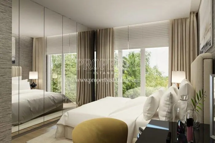 Small master bedroom with a huge wardrobe