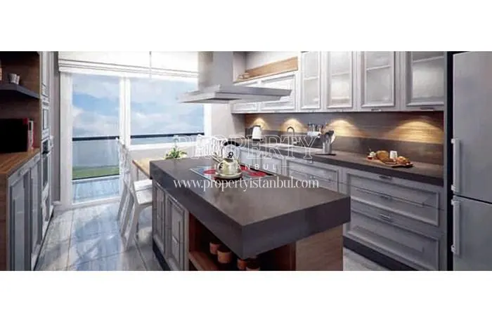 One of the kitchens in Florist Florya