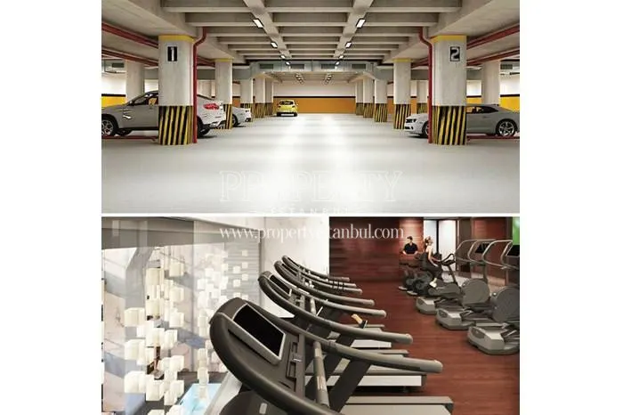 Gym and garage in For Istanbul