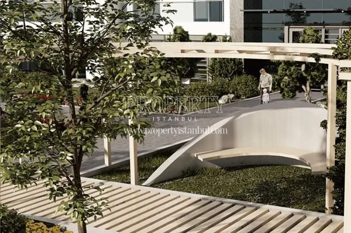 For Istanbul residents enjoying themselves in the compound garden