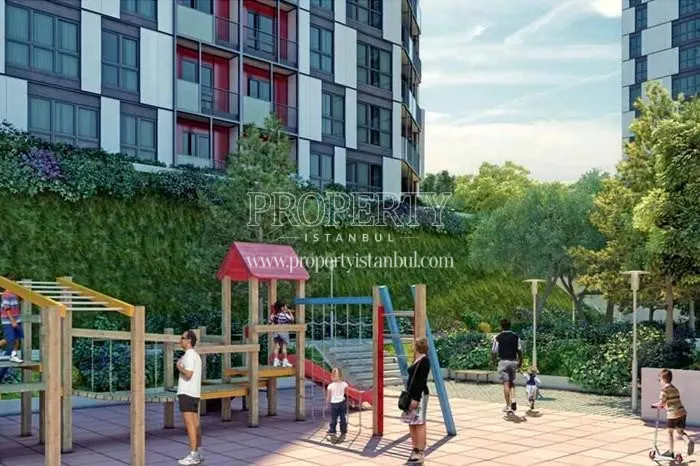 Playground for children in the Fullada Maltepe compound
