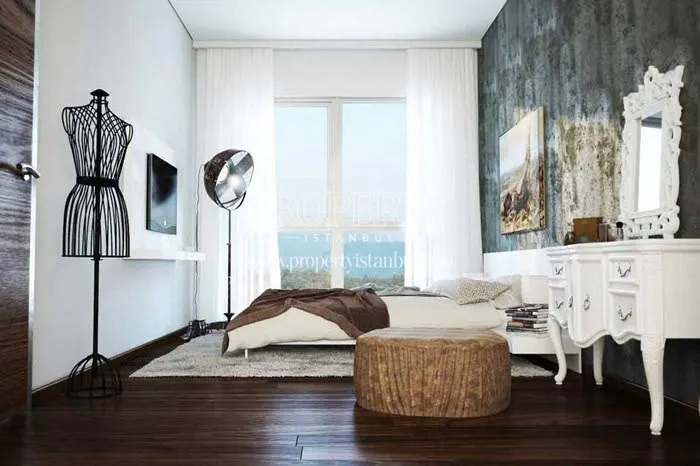 One of the bedrooms in Fullada Maltepe