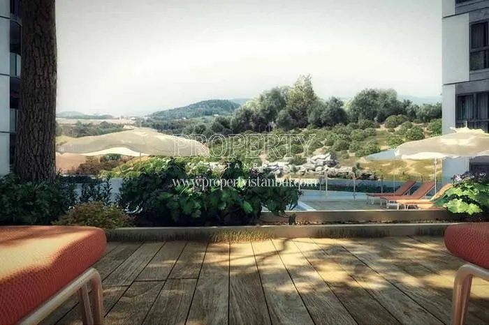 The land view from Fullada Maltepe homes