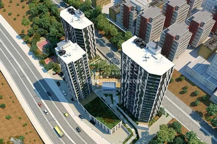 The panoramic view of the Fullada Maltepe blocks