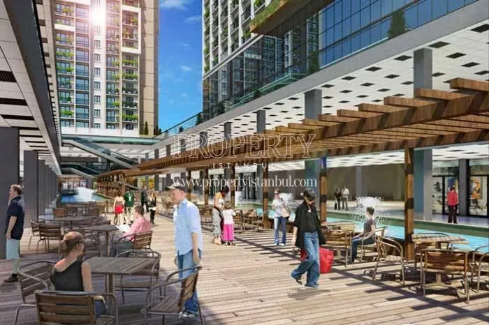 The food court in the Future Park shopping center