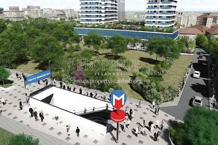 Metro station next to GOP Plevne