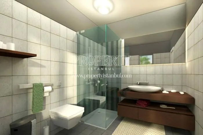 The bathroom in Gaia Premium Houses