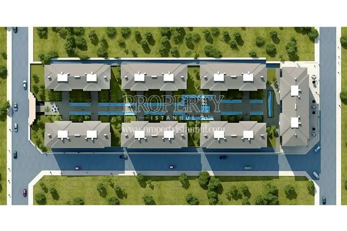 The layout plan of the Garden Hill Bahcelievler compound