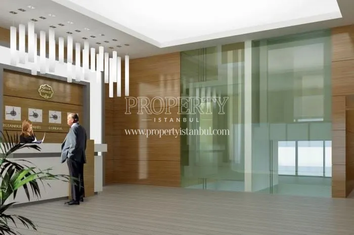 The reception of the Ginza Gunesli building