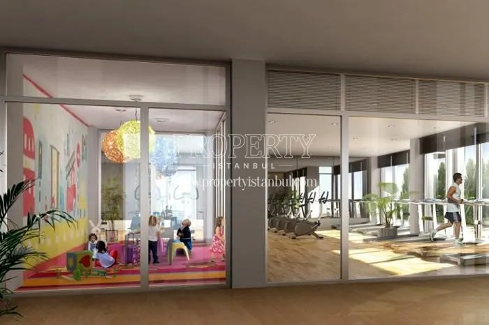 Gym and playroom for children in Ginza Gunesli