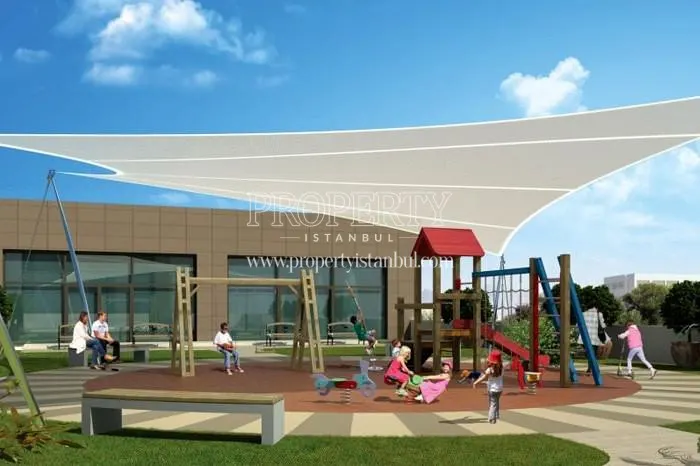 Playground for children in Ginza Gunesli