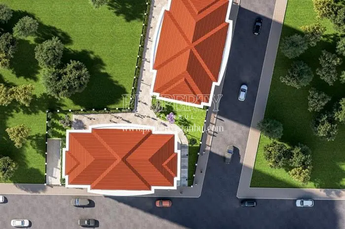 Goksu Bag Konaklari compound from above
