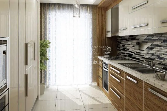 One of the kitchens in Goksu Tower