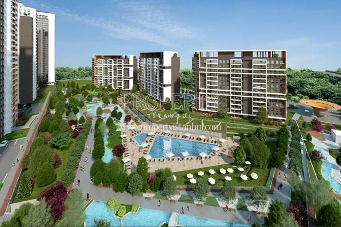 The inside of the Gol Panorama Evleri complex