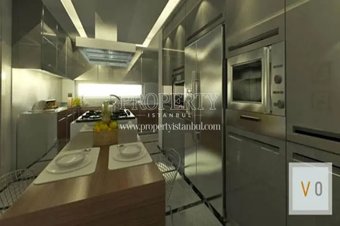 One of the kitchens in Golmahal homes