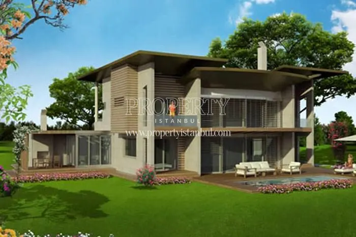 The luxury villa in the Golmahal project