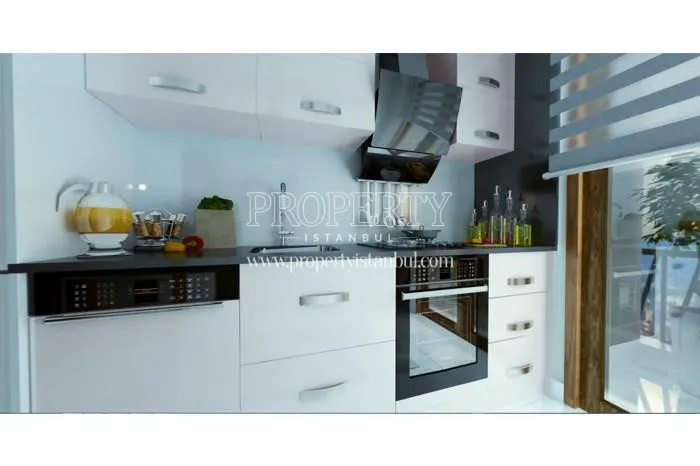 A kitchen in Goztepe Park