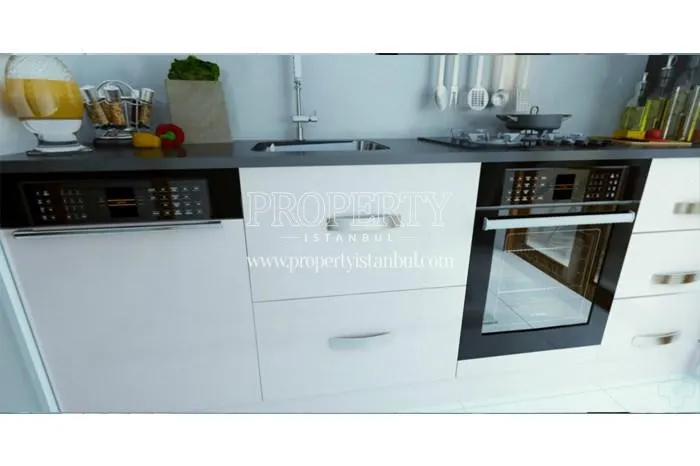 A kitchen in Goztepe Park