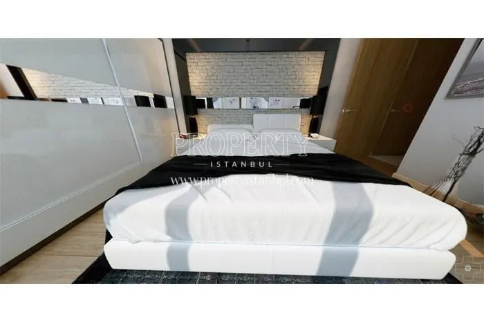 A bedroom in Goztepe Park