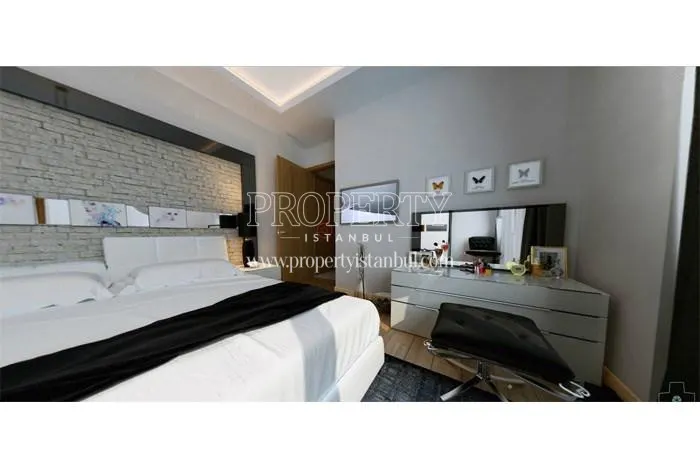 A bedroom in Goztepe Park