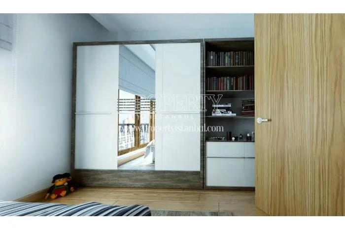 A bedroom in Goztepe Park