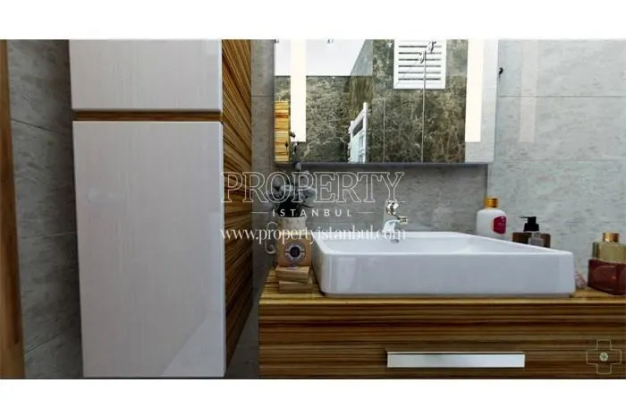 A bathroom in Goztepe Park