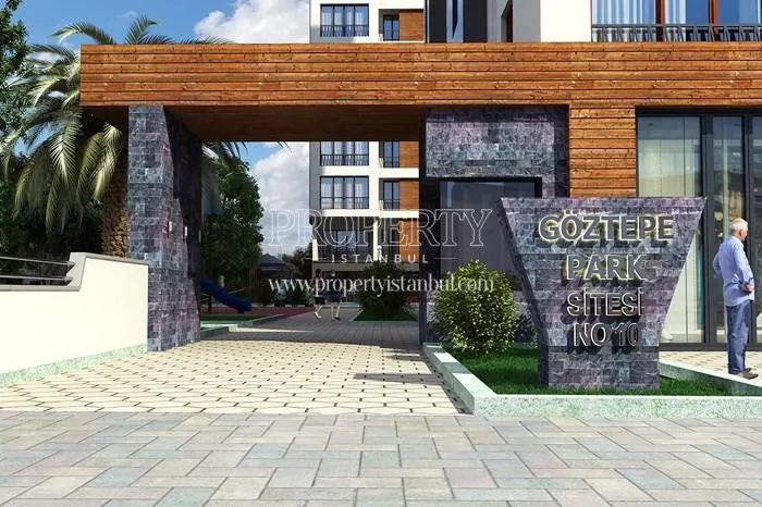 The entrance of the Goztepe Park compound
