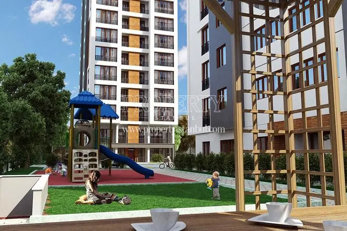 The playground for children in Goztepe Park