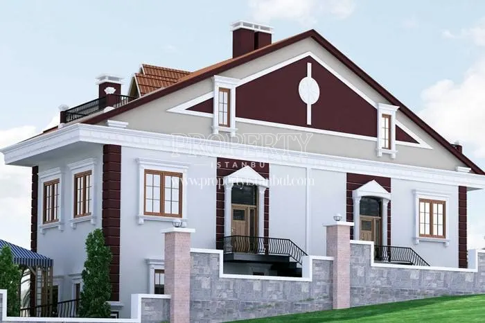 One of the villas in Gravur Zekeriyakoy Villalari