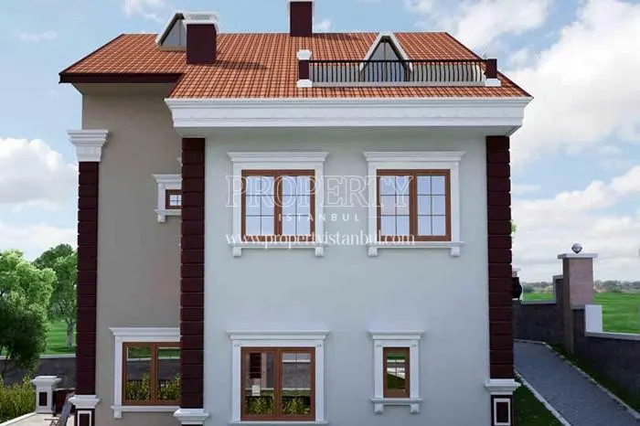 One of the villas in Gravur Zekeriyakoy Villalari