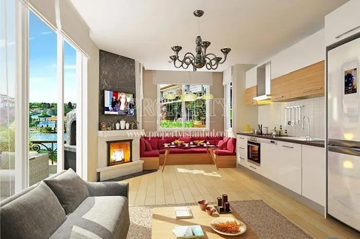 A spacious kitchen in Green Village Sile 2