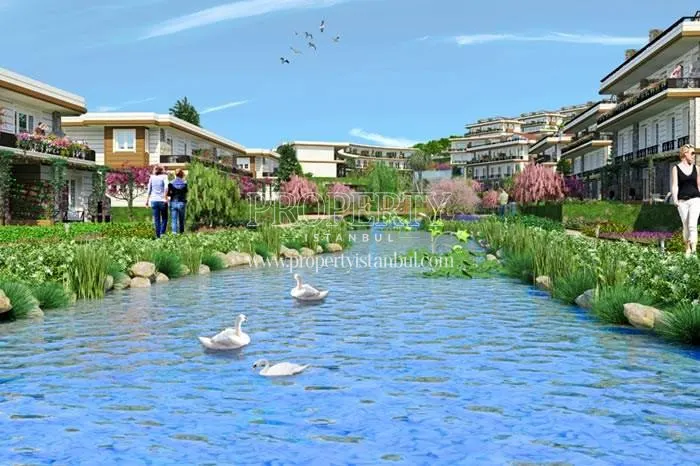 The pond in Green Village Sile 2