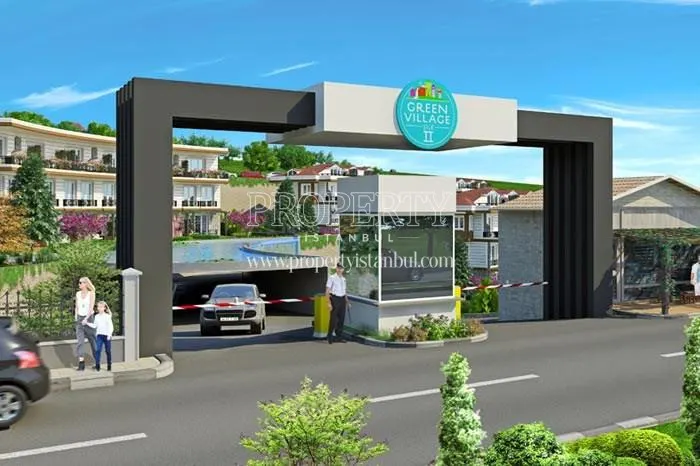 The compound gate of Green Village Sile 2