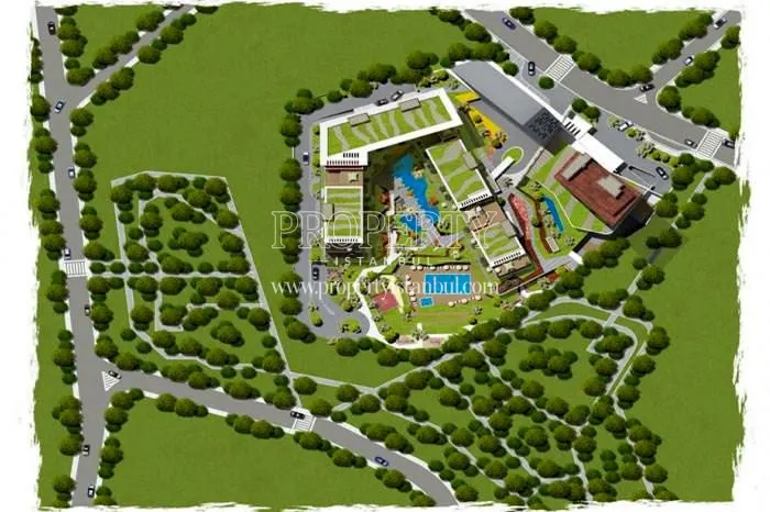 The layout plan of Greenist