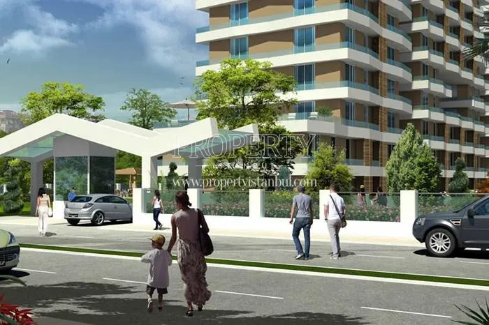 The entrance of the Greenlife Residence compound