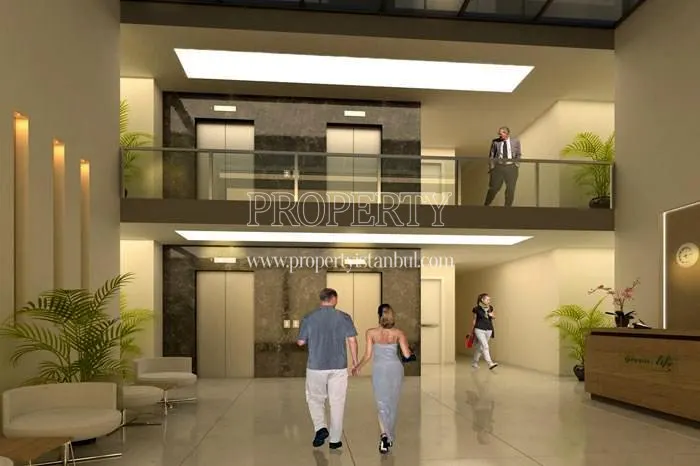 The inside of the Greenlife Residence building