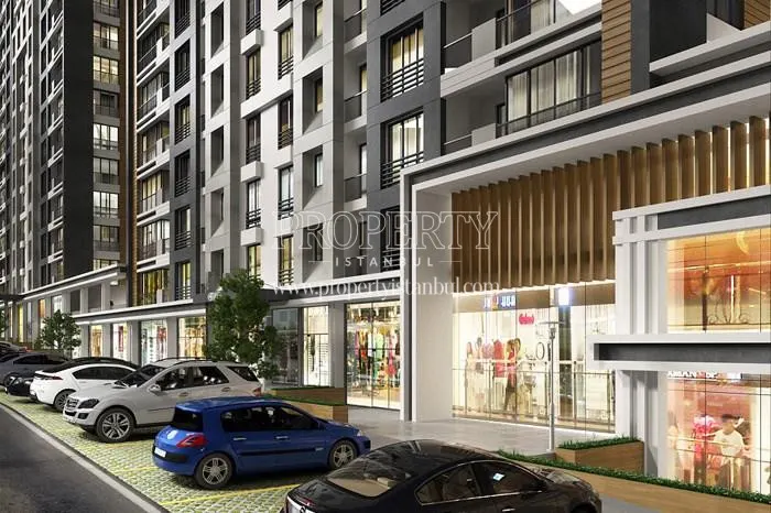 The shopping center in the Gulpark Yuvam compound