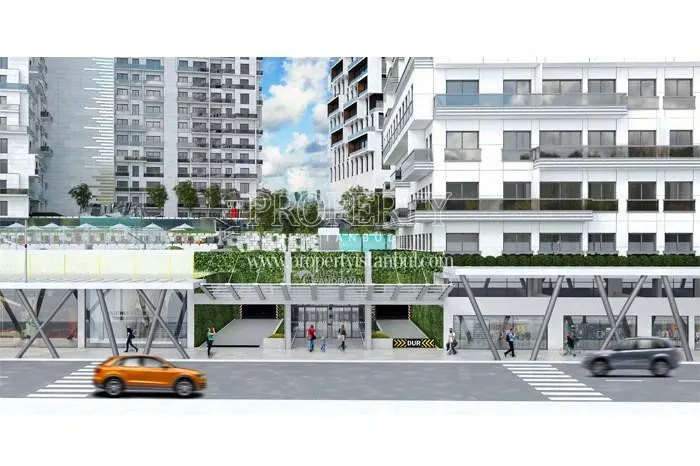 The shopping center in the Gumus Panorama compound