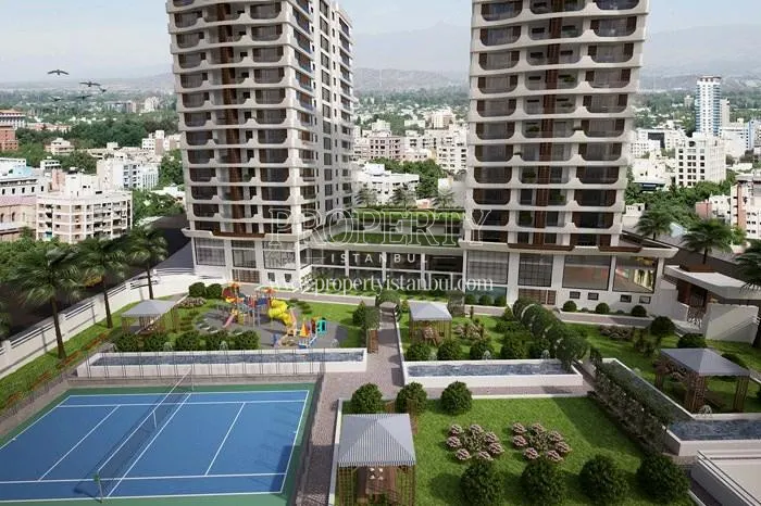 Social facilities in the Gunesli Palmiye Bahceleri project