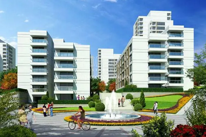 Gunesli Park Gardenya residents enjoying themselves in the compound garden