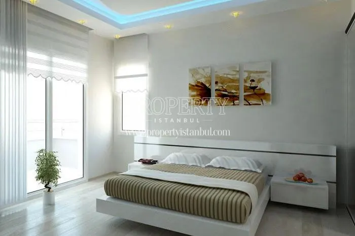 The master bedrooms in Gunvadi Evleri