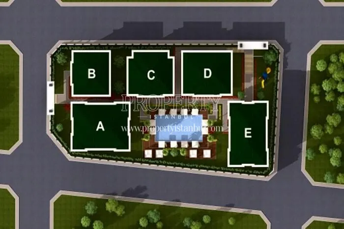 The layout plan of Gurpinar Konaklari