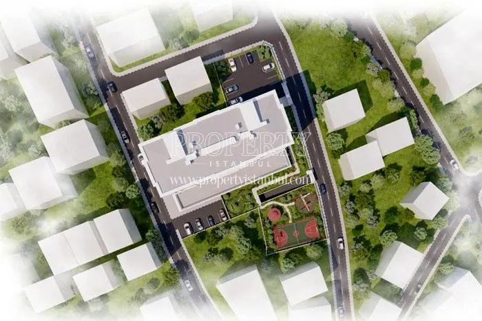 Panoramic view of the Hakyapi Yesilbag Evleri project