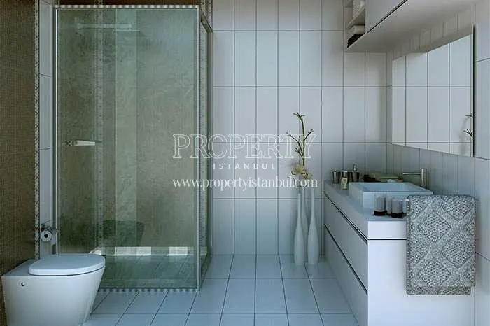 One of the bathrooms in Halic Panorama