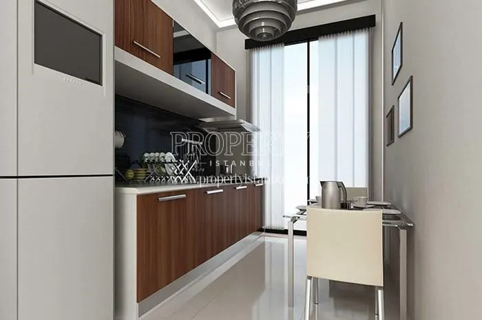 One of the kitchens in Halic Rezidans