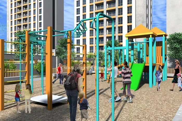 The playground for children in Harmony Park